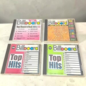 VTG Rhino Billboard Top Hits CD Lot 1966 1970s 1981 1982 Music Album Set Retro